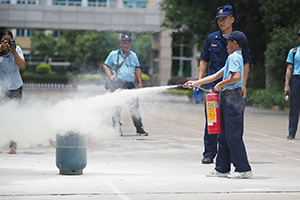 Cadet Experience the use of Fire Extinguishers