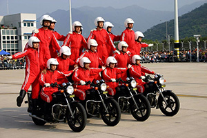 CAS Motorcycle Demonstration Team Performance