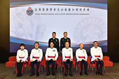 The CAS Senior Officers with awardees from Service Headquarters Column.