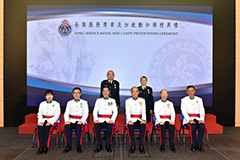 The CAS Senior Officers with awardees from Audit Office.