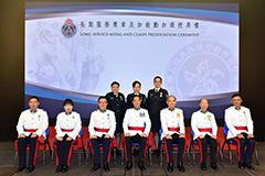 The CAS Senior Officers with awardees from Training and Development Force.